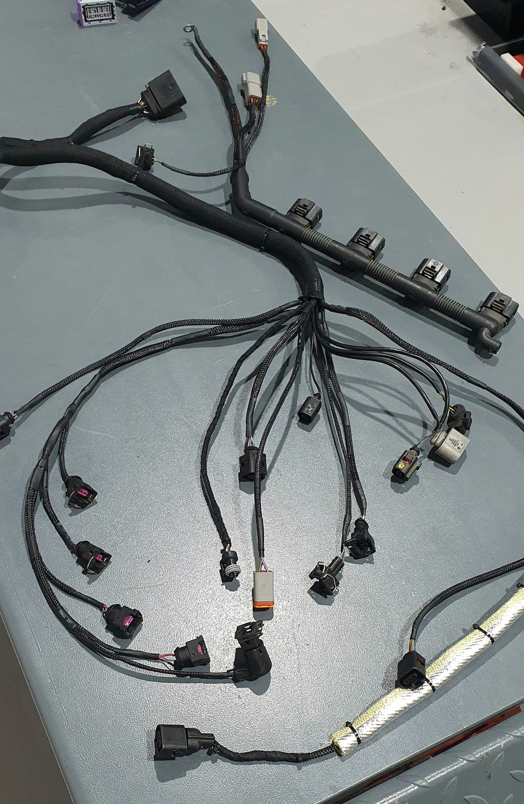 Audi S3 1.8t Bam wiring for ecumaster black
