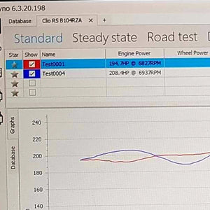 Clio 3 RS stock ecu mapping